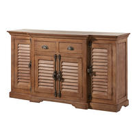 SIDEBOARD Mango 160x45x90 beige geölt TOULOUSE #08 - Beige, Holz (160/90/45cm) - Massivmoebel24