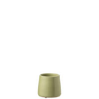 BLUMENTOPF RUND - Töpferei - Grün - XS - 2er set - Ø 13,5 cm - Grün, Keramik (13.5/13cm) - J-Line