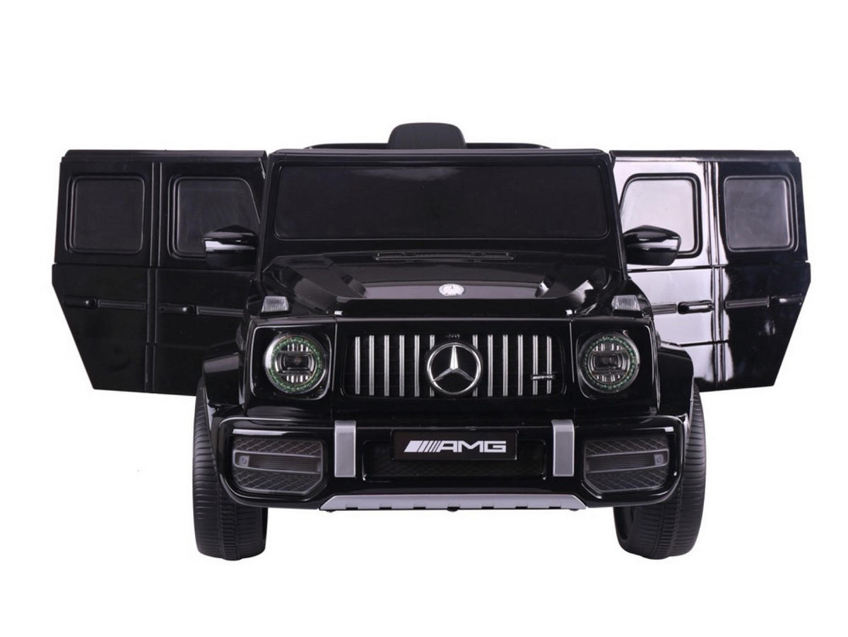 KINDER ELEKTROAUTO Mercedes G63 schwarz - Schwarz, Kunststoff (106/62/54cm) - TPFLiving