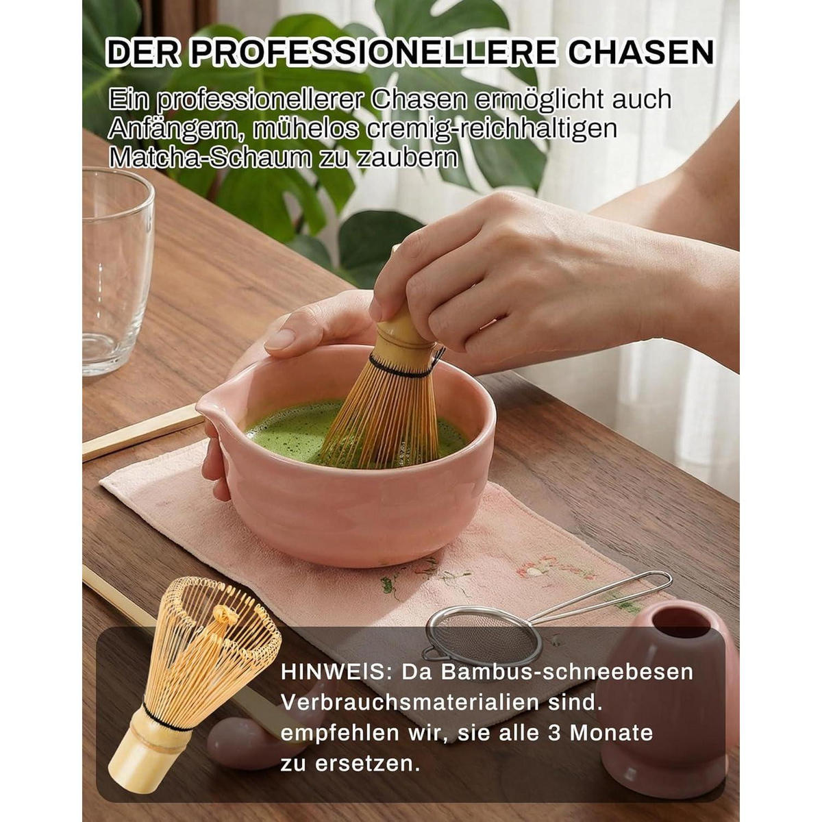 MATCHA Set 8-teiliges Set Rosa - Rosa, Keramik (15/10/20cm)