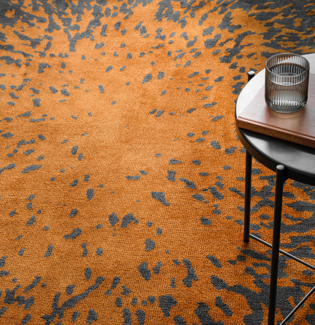 TEPPICH modern Flachgewebe STAIN Orange 120 x 170 cm - Orange, Textil (120/170cm) - Novatrend