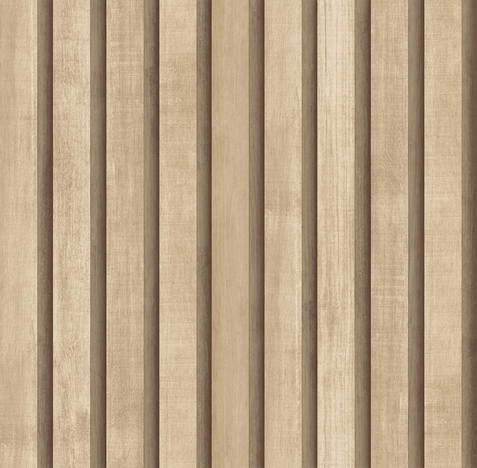 TAPETE 3D Holzpaneele 53 cm x 10 m - Beige, Papier (53/1000cm) - Sanders & Sanders