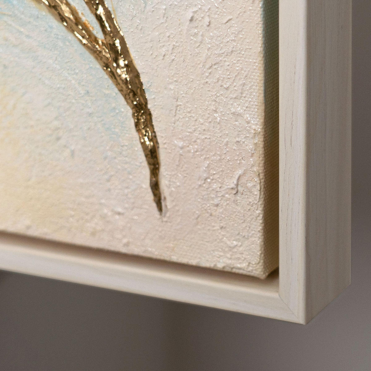 GEMÄLDE Leuchten der Natur Schattenfugenrahmen Beige 5-teilig - Beige, Holz (90/80cm) - YS-art gallery