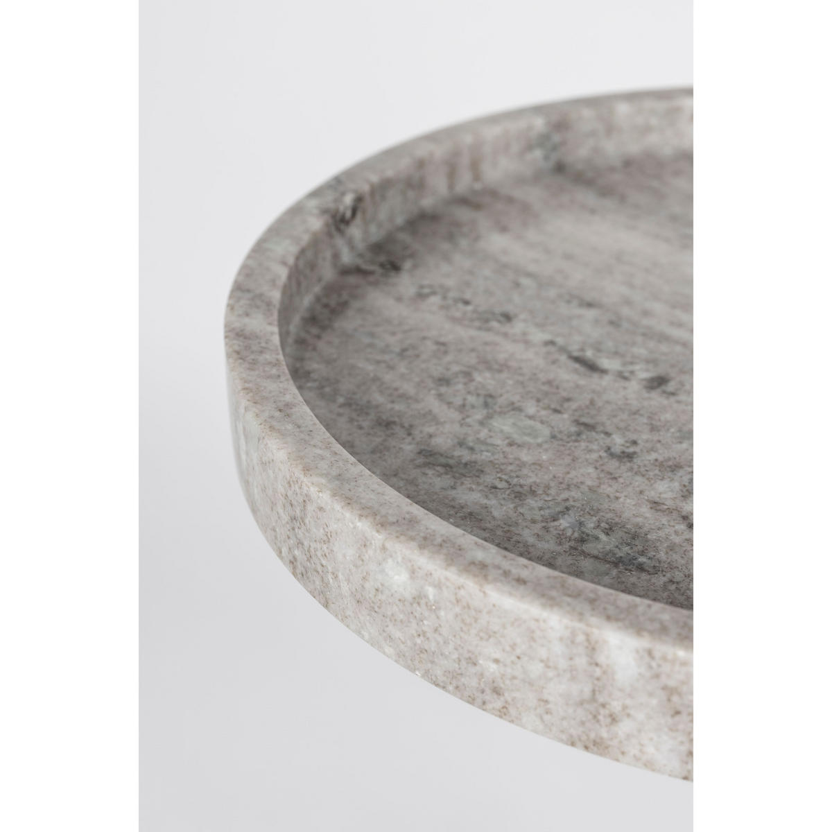BEISTELLTISCH Cocktail Rund 25 cm - Grau, Stein (25/25/52cm) - Zuiver