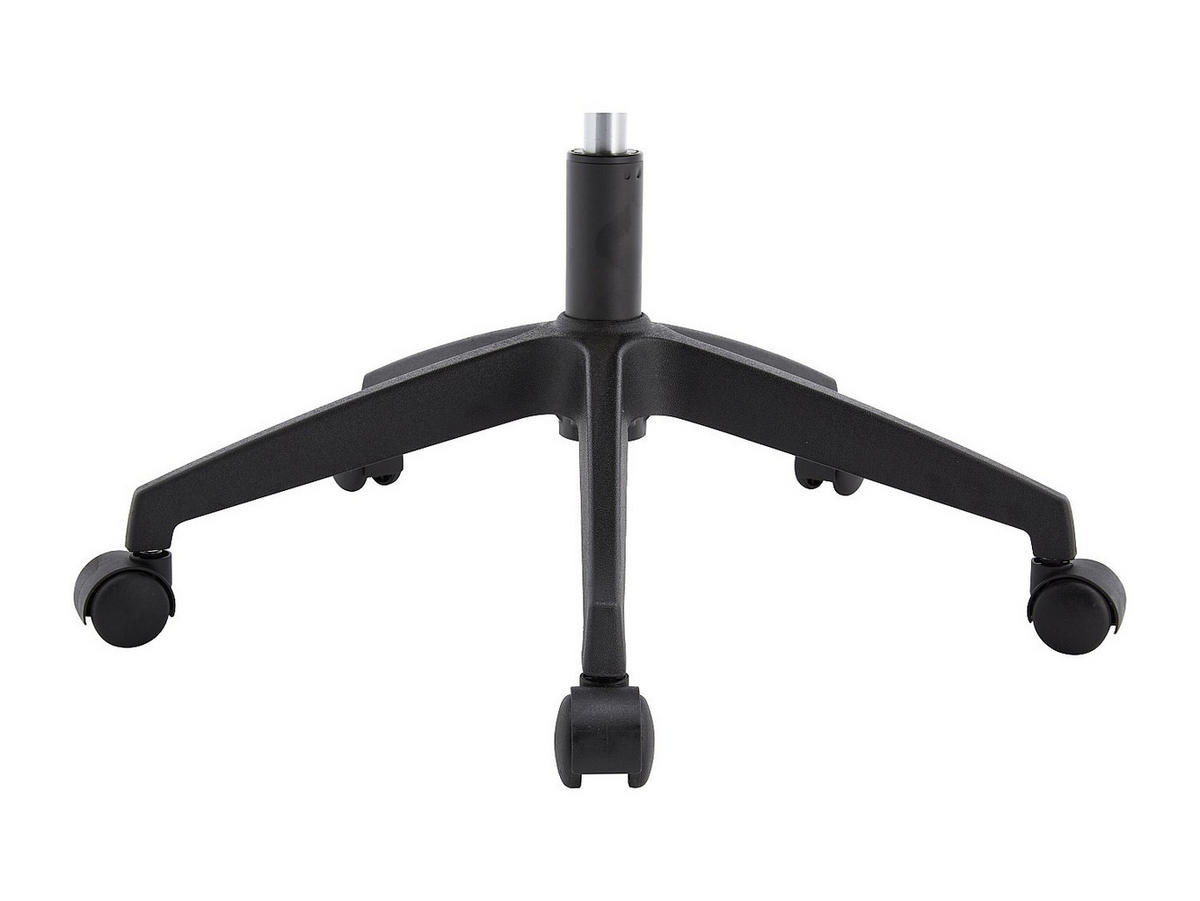BÜROSTUHL ohne Armlehnen - 60.5 cm x 61.5 cm - stoff - schwarz Vatista - Schwarz, Textil (60.5/103/61.5cm) - Vente-Unique