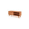 GREG HIFI-SCHRANK Kernbuche - Kernbuche, Holz (120/48/40cm) - byoak