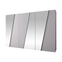 DREHTÜRENSCHRANK Zen 3L 300 cm - Schwarz/Weiß, Holzwerkstoff/Kunststoff (300/202/50cm) - MIRJAN24