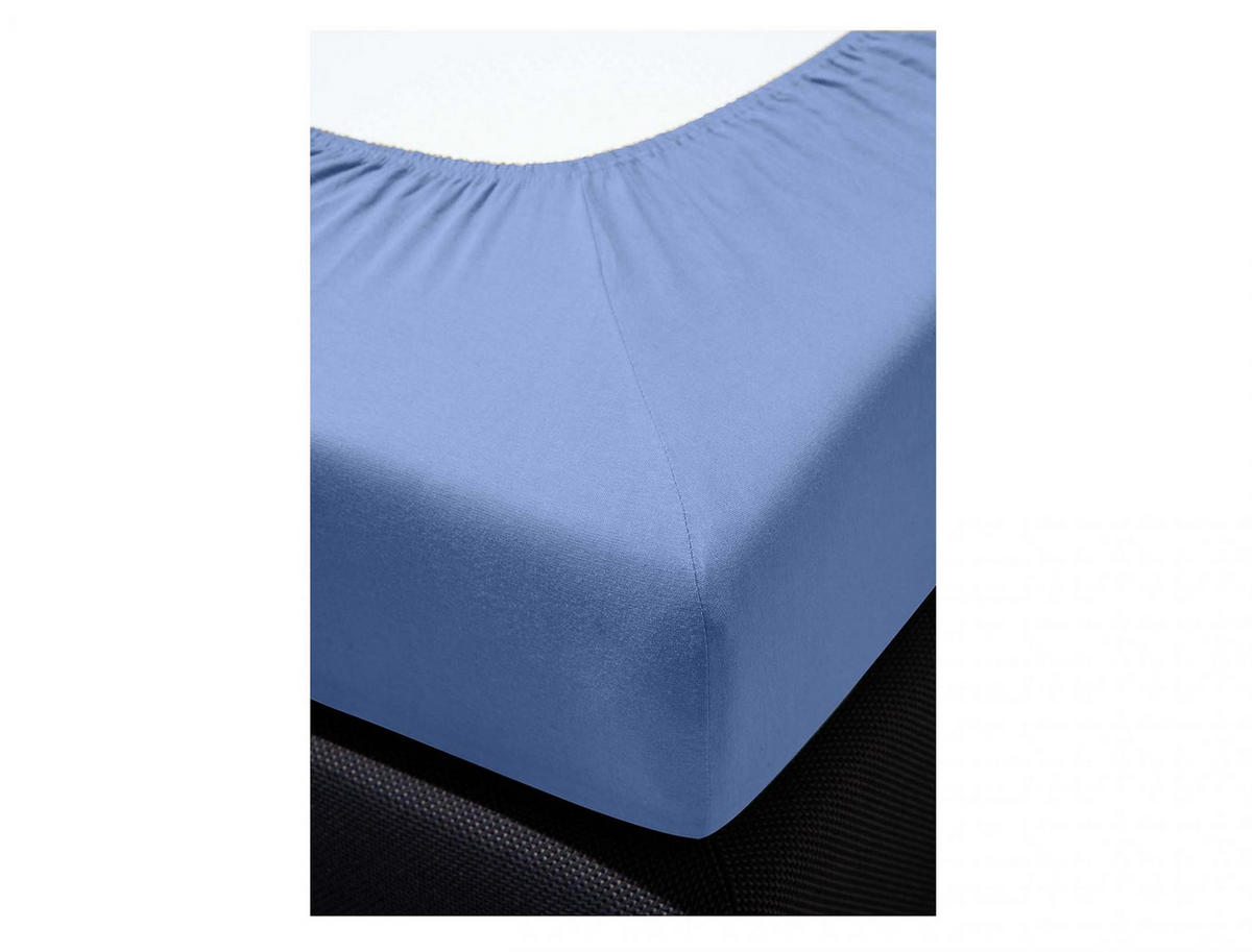 SPANNBETTTUCH ORION 0009 - Blau, Textil (100/200cm) - Irisette
