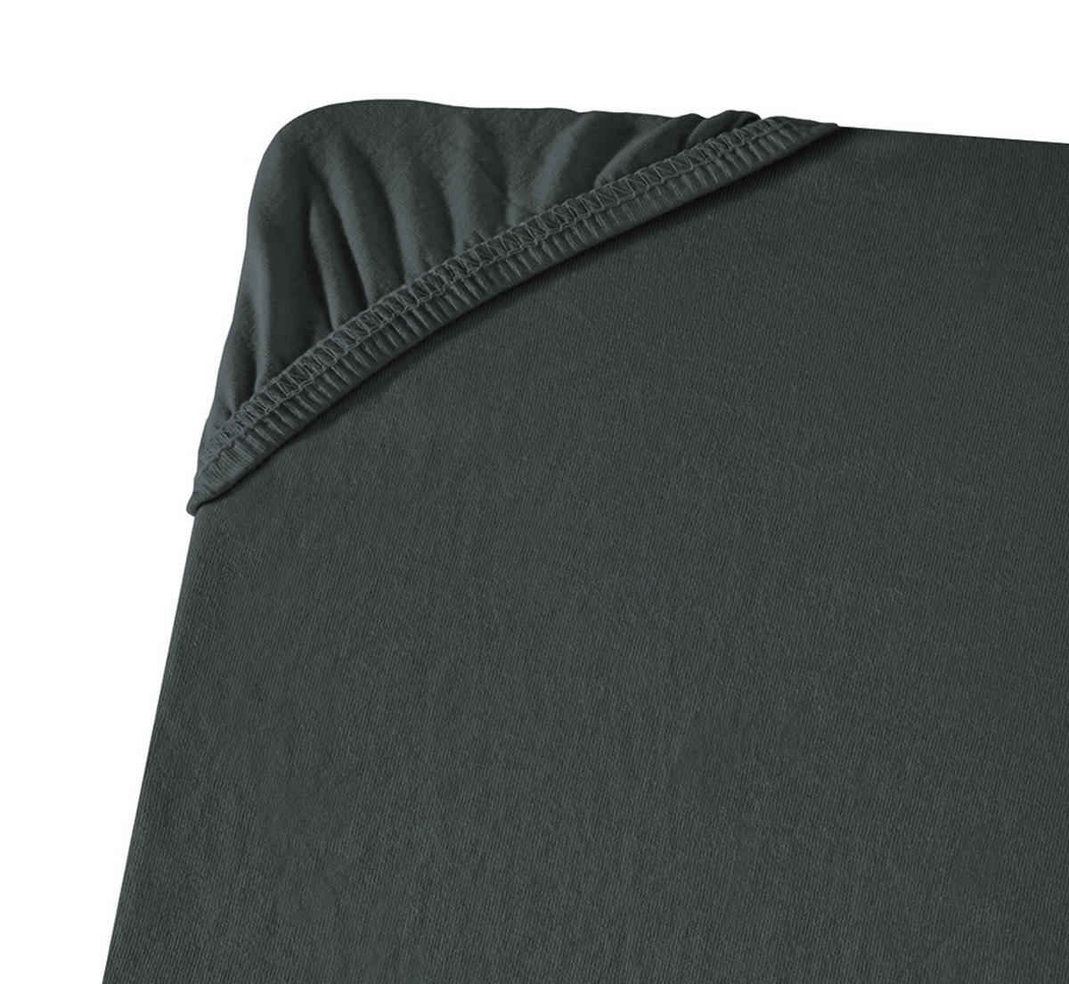 BIBER-SPANNBETTLAKEN 180x200 Warme Winter Flanell Bettlaken aus 100% Baumwolle, Spannbetttuch Laken Uni Anthrazit - Made in Germany - Anthrazit, Textil (180/200cm) - Carpe Sonno