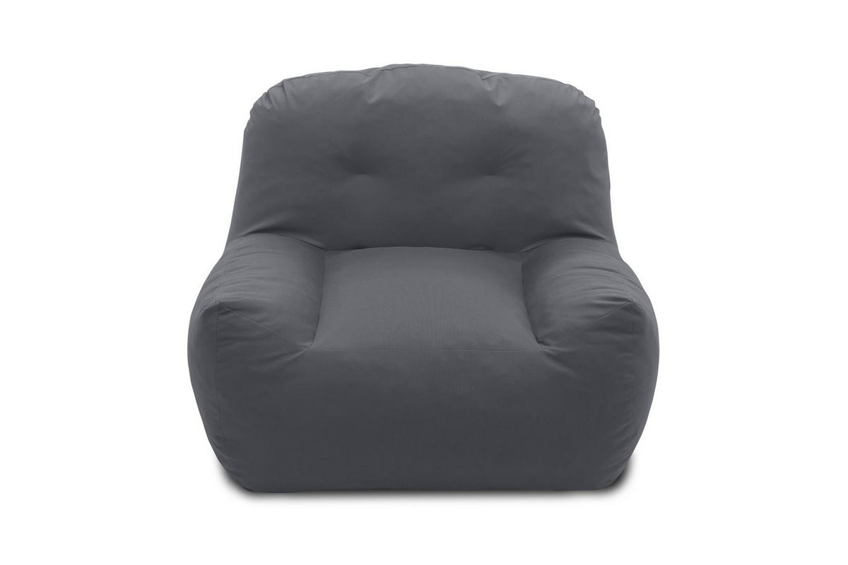 GARTENLOUNGE-SESSEL Branizlawa 103x71x102 mit Outdoorbezug dunkelgrau - Dunkelgrau, Kunststoff (103/71/102cm) - 58aufmkessel