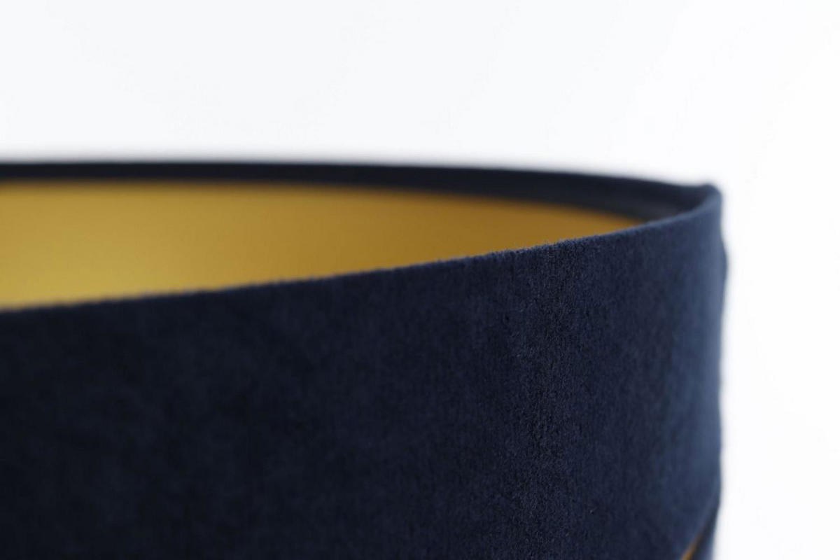 HÄNGELEUCHTE Blau 40/20 cm - Blau/Goldfarben, Kunststoff (40/0.4/20cm) - ONZENO