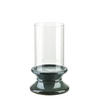 KERZENHALTER Evam Blau 14.5/14.5/24 cm Keramik und Glas - Blau, Keramik (14.5/24/14.5cm) - Mondex