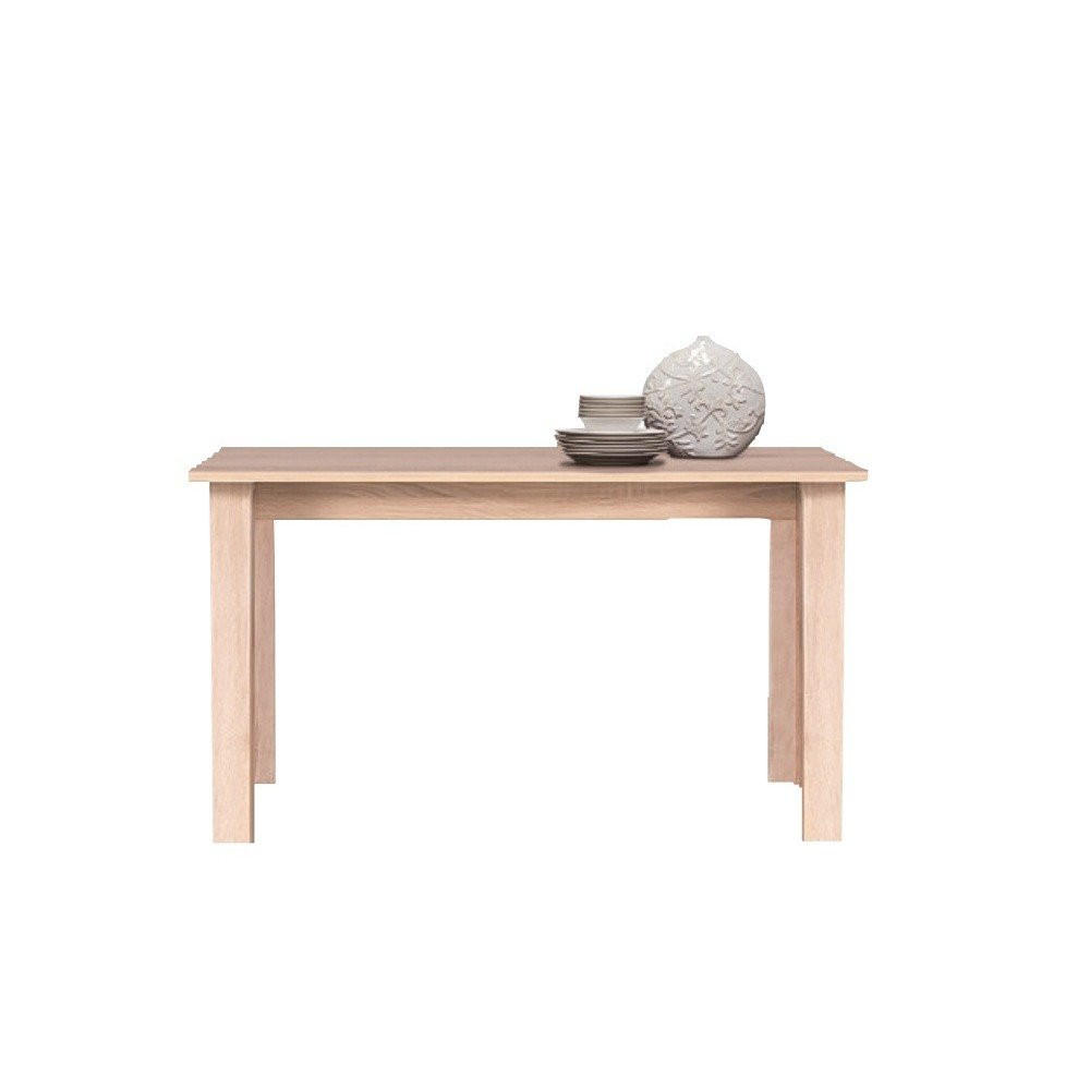 ESSTISCH CALVESSA 138 x 80 x 77 cm - Sonoma Eiche, Holz (138/80/77cm) - MASSENO