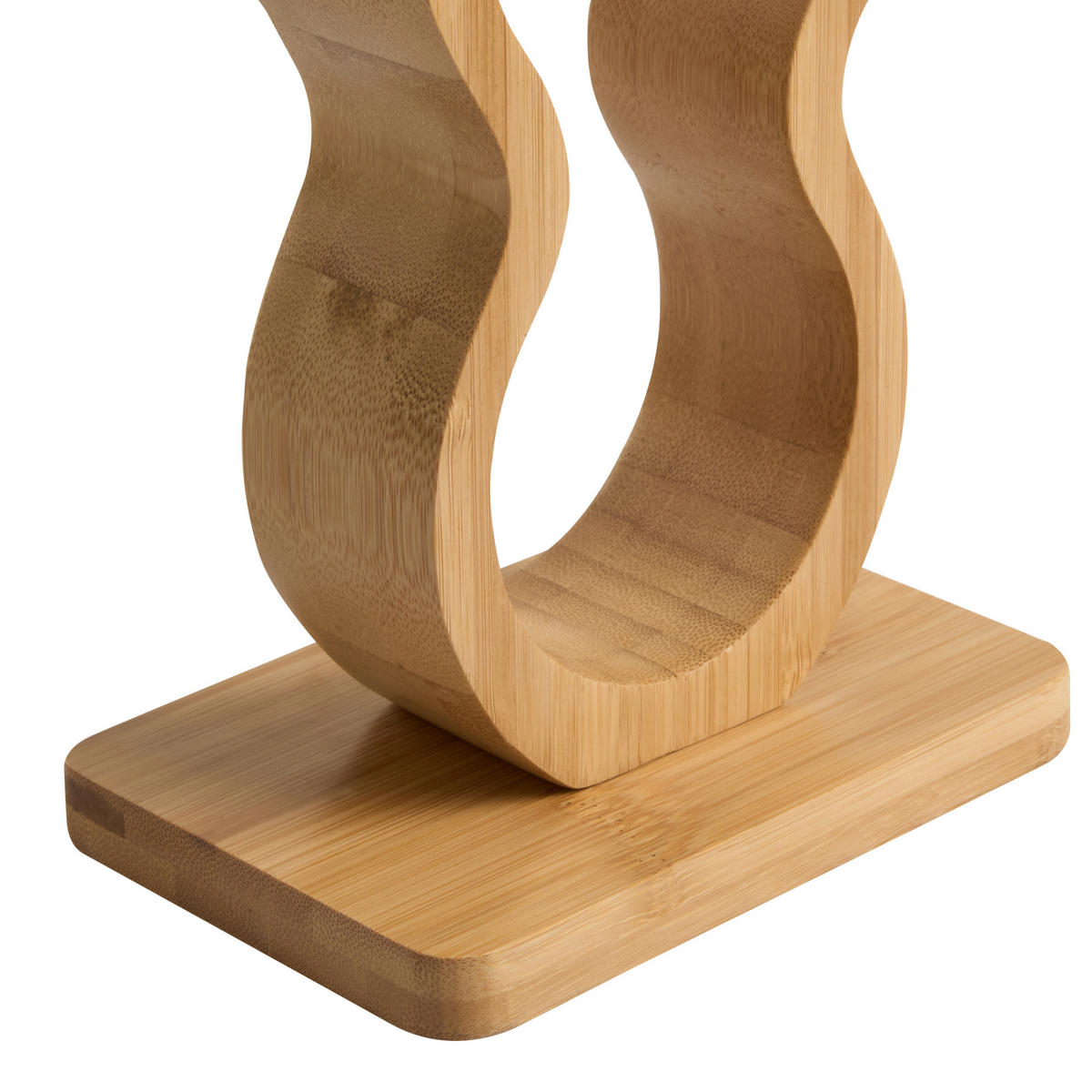 RAFT PENTRU VIN bambus maro deschis Cerise - maro/maro deschis, lemn (15/41/10cm) - Beliani