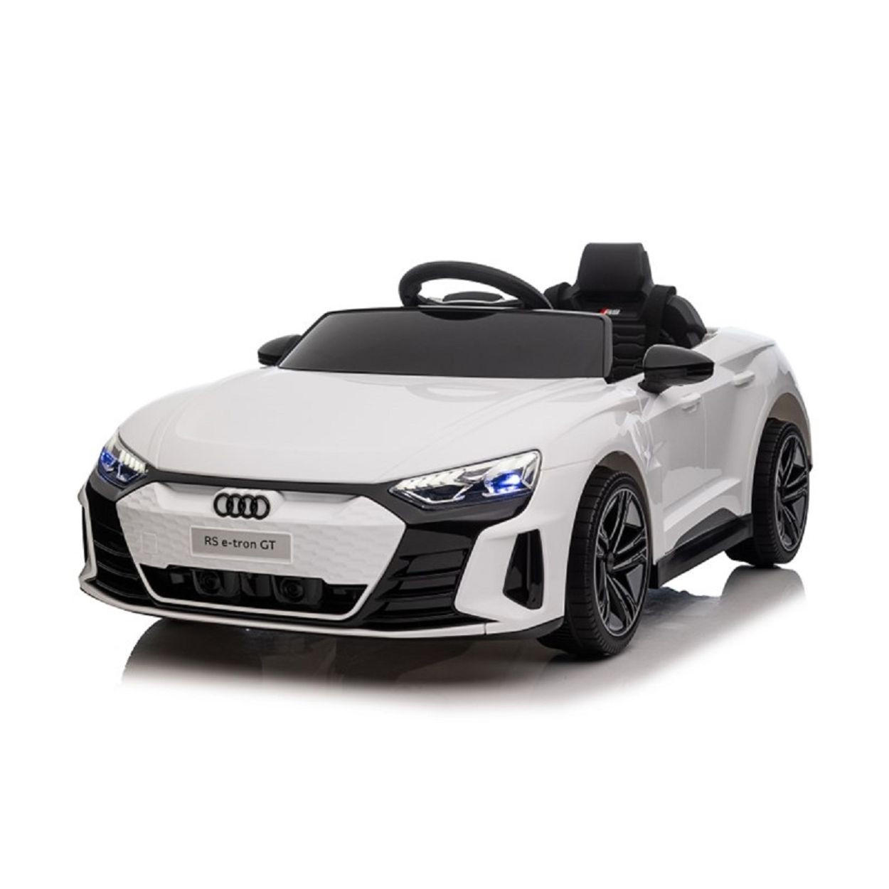 ELEKTROAUTO Audi RS E-Tron GT weiß 6888, Fernbedienung, EVA-Räder, Mp3, USB - Weiß, Kunststoff (103/58/41cm) - Moni