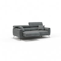 LINEARSOFA Caravaggio - Grau, Textil (169/73/102cm) - Divani.store