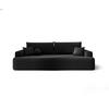 SOFA mit Schlaffunktion FIGO Quelle 100 - Schwarz, Textil (250/75/150cm) - Bedante