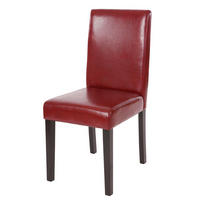 ESSZIMMERSTUHL Rot, Schwarz - Rot/Schwarz, Textil (43/90/56cm) - MCW