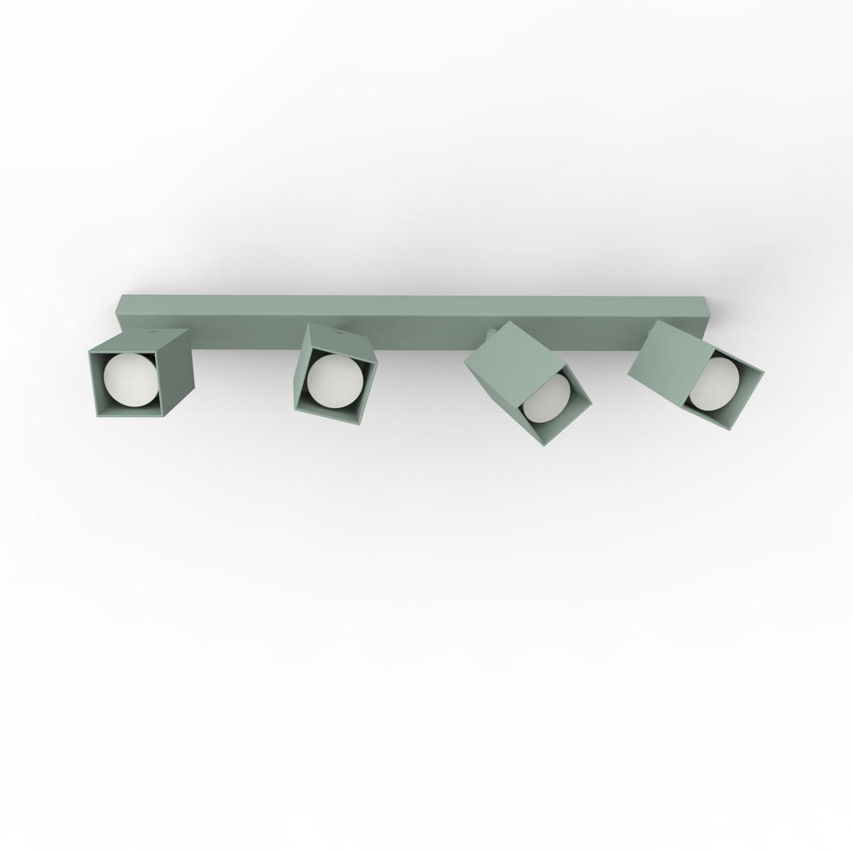 DECKENLEUCHTE - Grün, Metall (6/60/18cm) - Lumicom