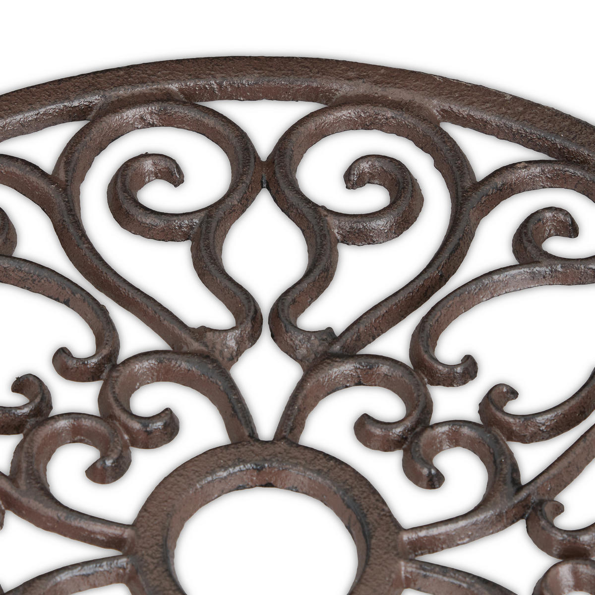 2xPFLANZENROLLER - Braun, Kunststoff/Metall (34/7.5/34cm) - Relaxdays