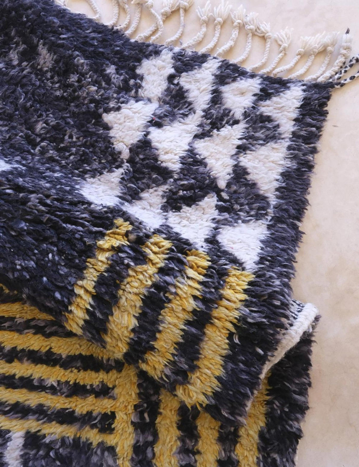 BERBERTEPPICH aus reiner Wolle 220x 311 cm - Grau, Naturmaterialien (220/311cm) - AFK Living