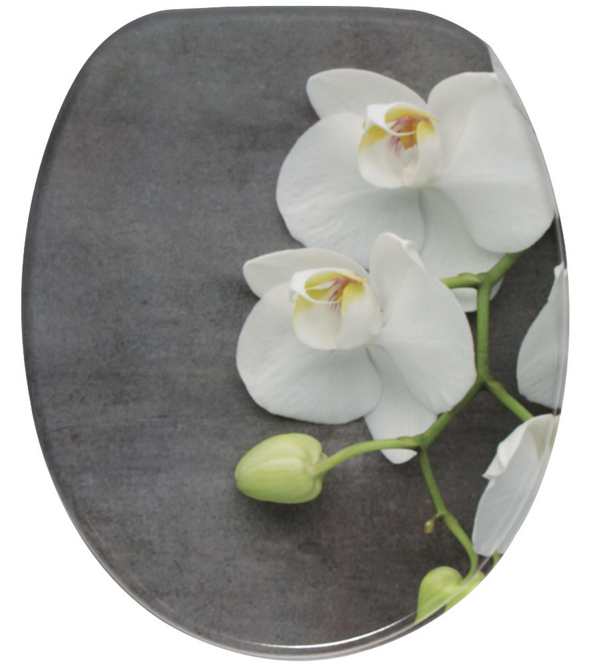 WC-SITZ mit Absenkautomatik Pretty - Grau, Holzwerkstoff (38/6/47cm) - Sanilo