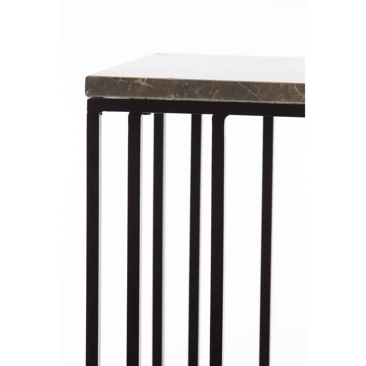 BEISTELLTISCH Roshan Schwarz 41/31/66 cm - Schwarz, Metall (41/31/66cm) - Light & Living