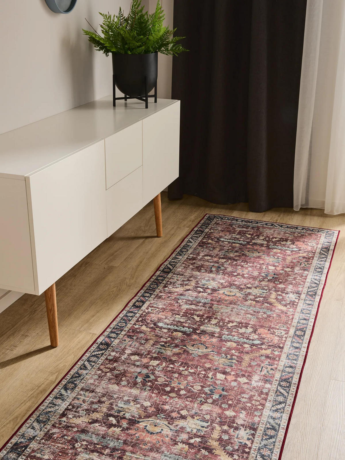 VINTAGE-LÄUFER George waschbar 80x240 cm - Multicolor, Kunststoff (80/240cm) - benuta