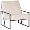 SESSEL Samtstoff Hellbeige Delary - Beige, Textil (69/83/83cm) - Beliani