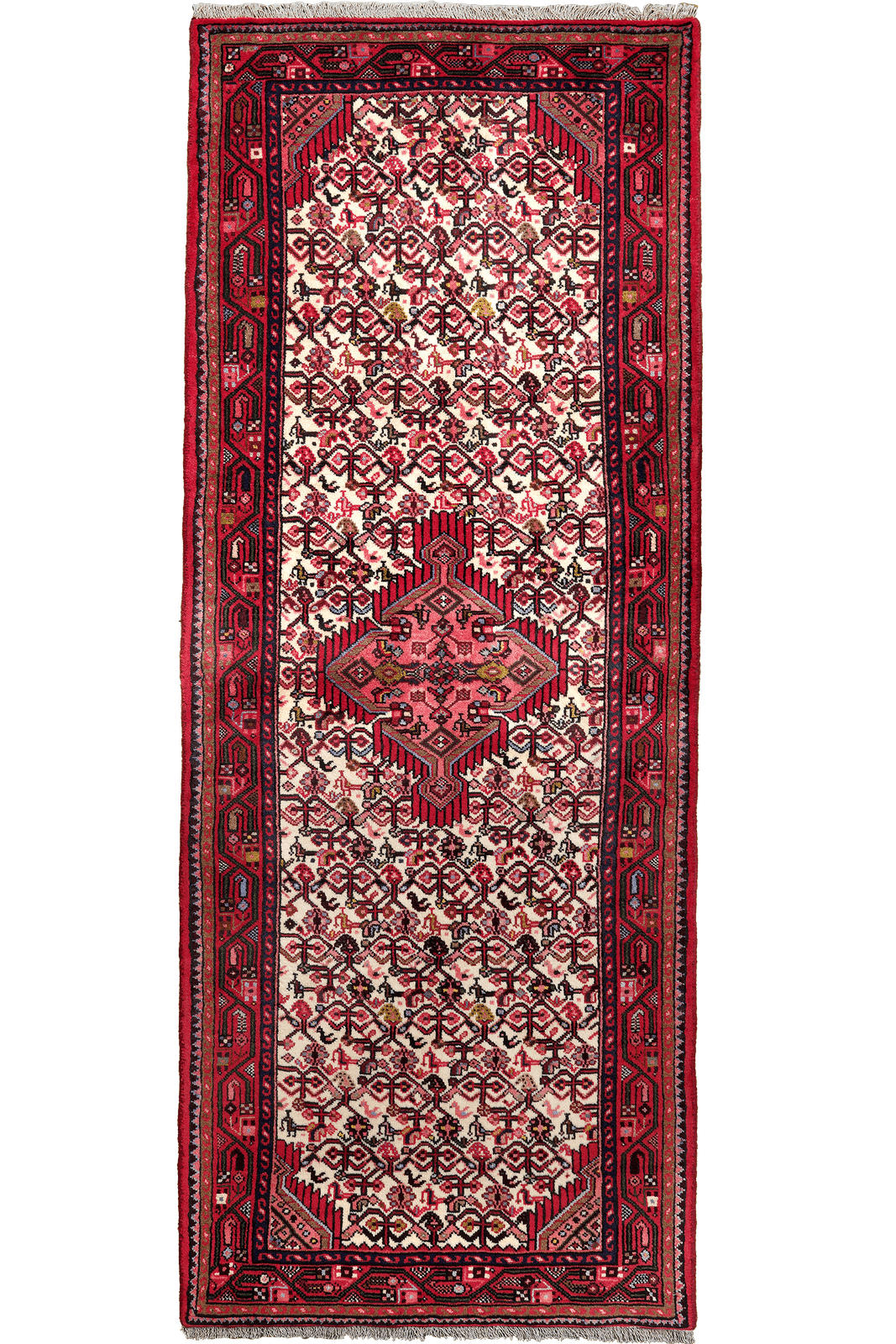 Looma Läufer Beige, Rot 79x209 cm