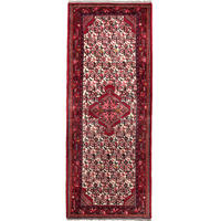 LÄUFER Orient handgeknüpft Assadabad Beige, Rot 209/79 cm Schurwolle - Beige/Rot, Textil (79/209cm) - Looma