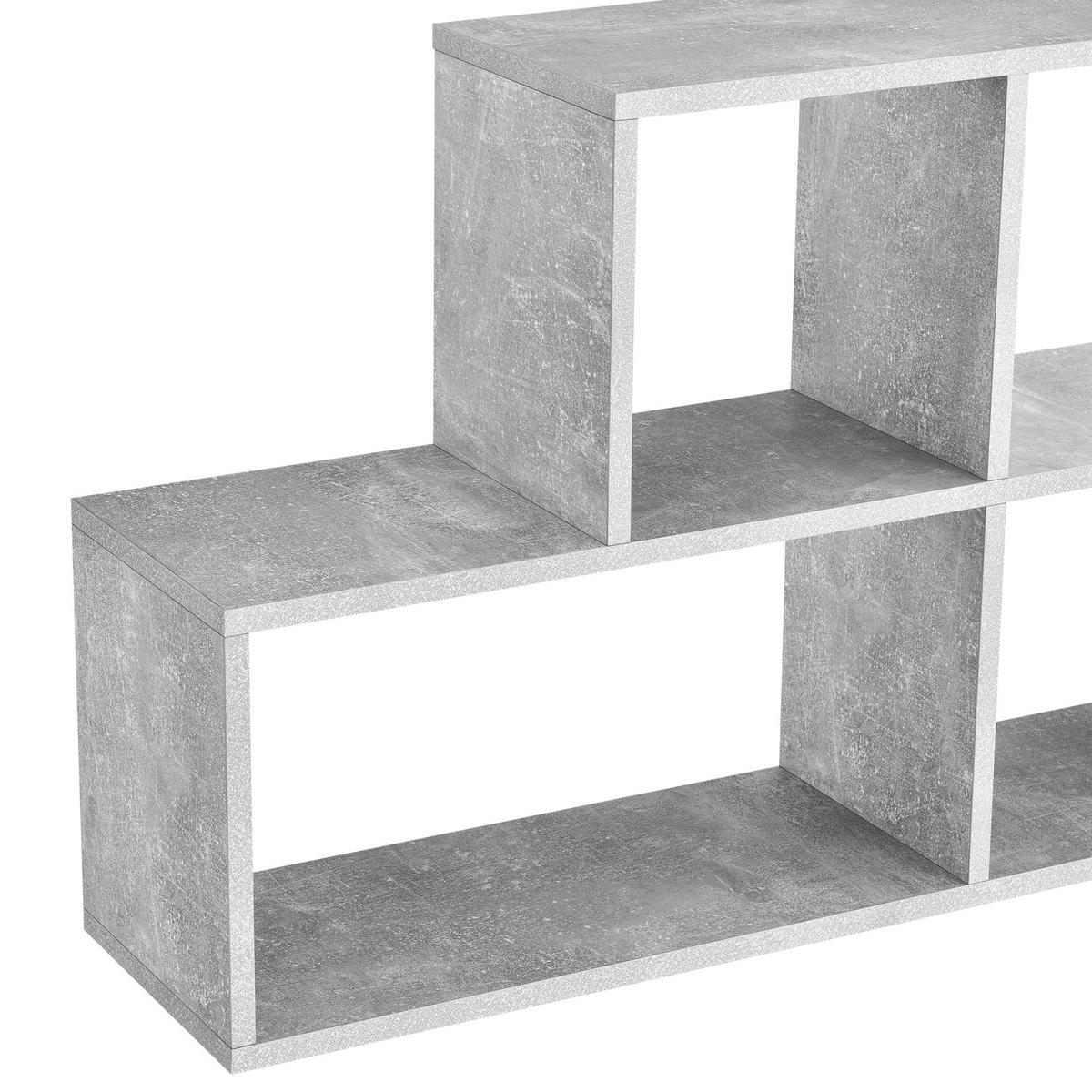 WANDREGAL Bryne - Grau, Holzwerkstoff (100/53/19.5cm) - [en.casa]