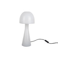 TISCHLAMPE Bombin - Weiß - 45 cm - Weiß, Glas (20/20/45cm) - Leitmotiv