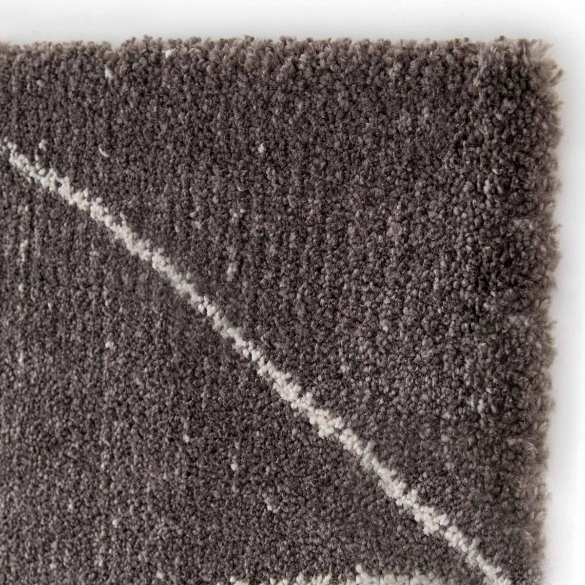 TEPPICH, 200 x 290 cm, Grau - Dunkelgrau/Grau, Textil (290/200cm) - Oviala