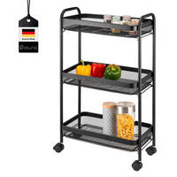 ROLLWAGEN, schwarz, Metall - Schwarz, Metall (47/79.5/27cm) - eluno