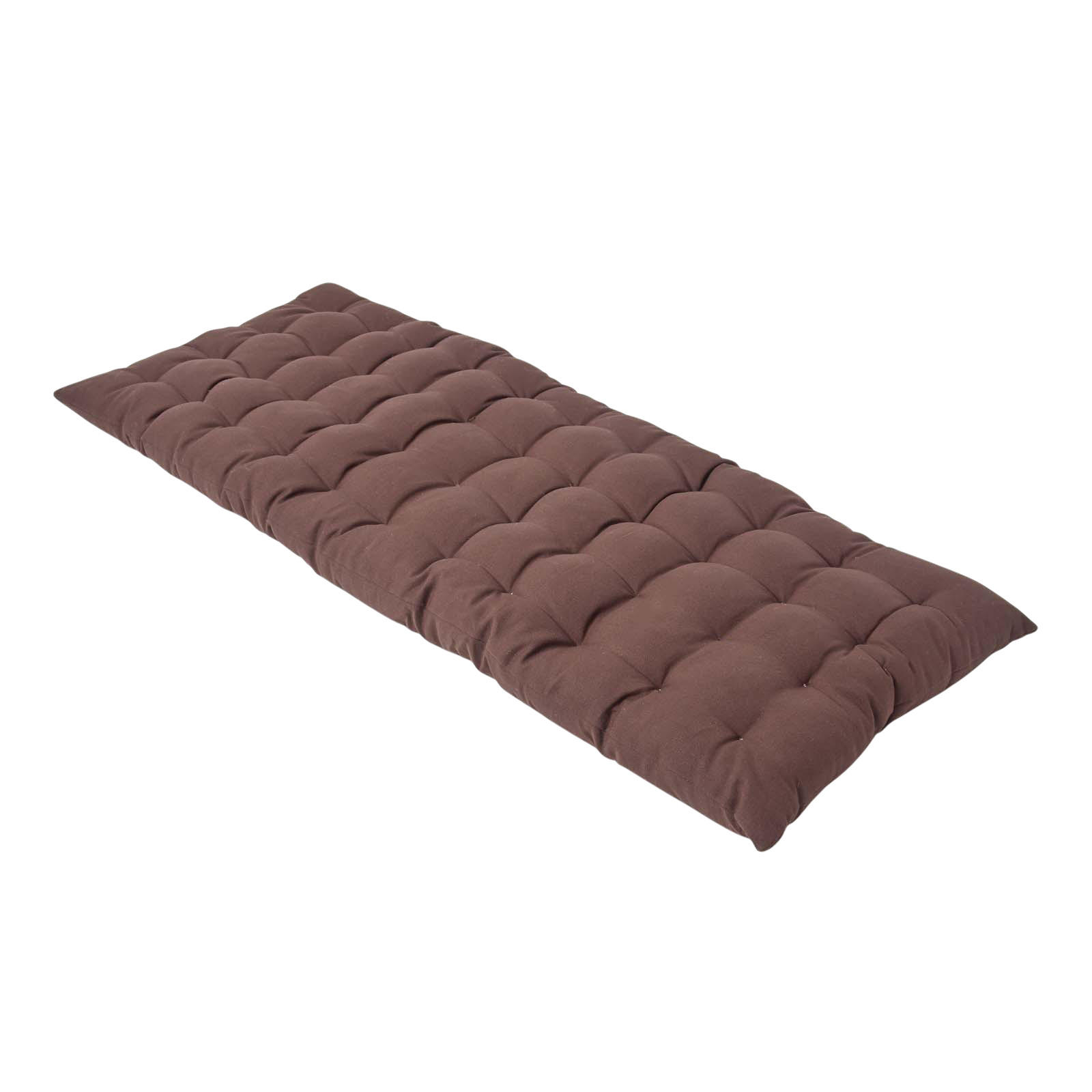 BANKAUFLAGE 2-Sitzer braun 108/42/5 cm - Braun, Textil (108/42/5cm) - Homescapes