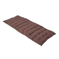 BANKAUFLAGE 2-Sitzer braun 108/42/5 cm - Braun, Textil (108/42/5cm) - Homescapes