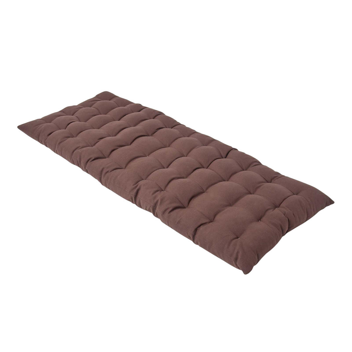 BANKAUFLAGE 2-Sitzer braun 108/42/5 cm - Braun, Textil (108/42/5cm) - Homescapes