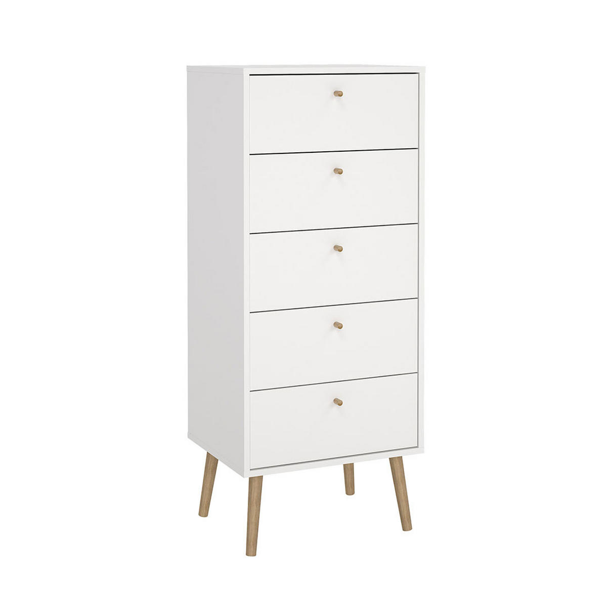 KOMMODE, Bodo, Weiß, Holzwerkstoff, 51 x 40 x 121 cm - Weiß, Holzwerkstoff (51/121/40cm) - ebuy24