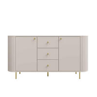 KOMMODE BOLLA 164,4/85,4/42,3cm mit 3 Schubladen 2 Türen Beige - Beige, Holzwerkstoff (164.4/85.4/42.3cm) - MASSENO