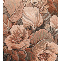 FOTOTAPETE gesticktes Blumenmuster 250 x 279 cm - Terracotta, Papier (250/279cm) - ESTAhome