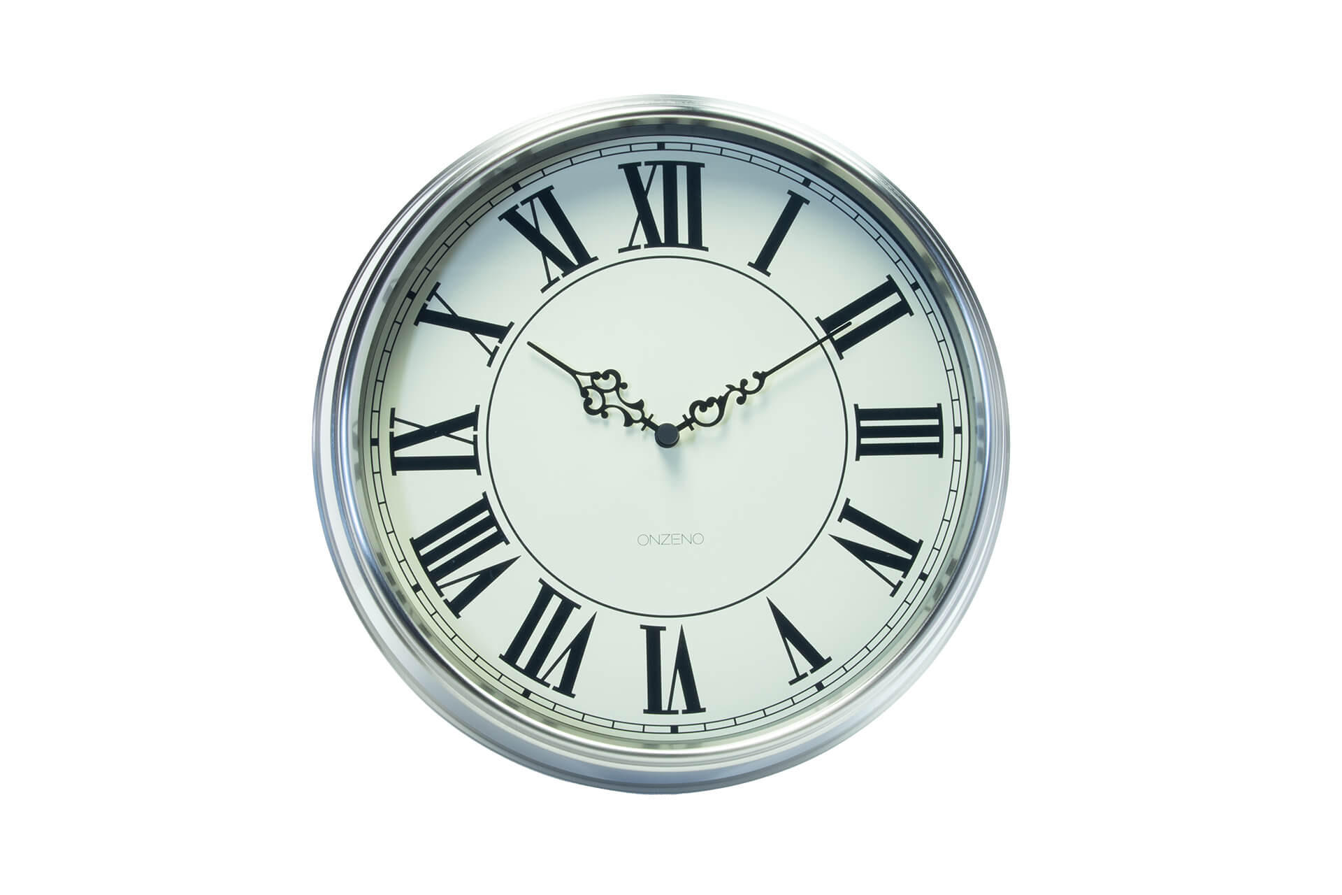 WANDUHR Design Weiß 35/35 cm - Weiß, Glas (1.22/35/9cm) - ONZENO