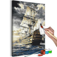 MALEN NACH ZAHLEN 40/50 cm - Multicolor, Textil (1.4/50cm) - KUNSTLOFT