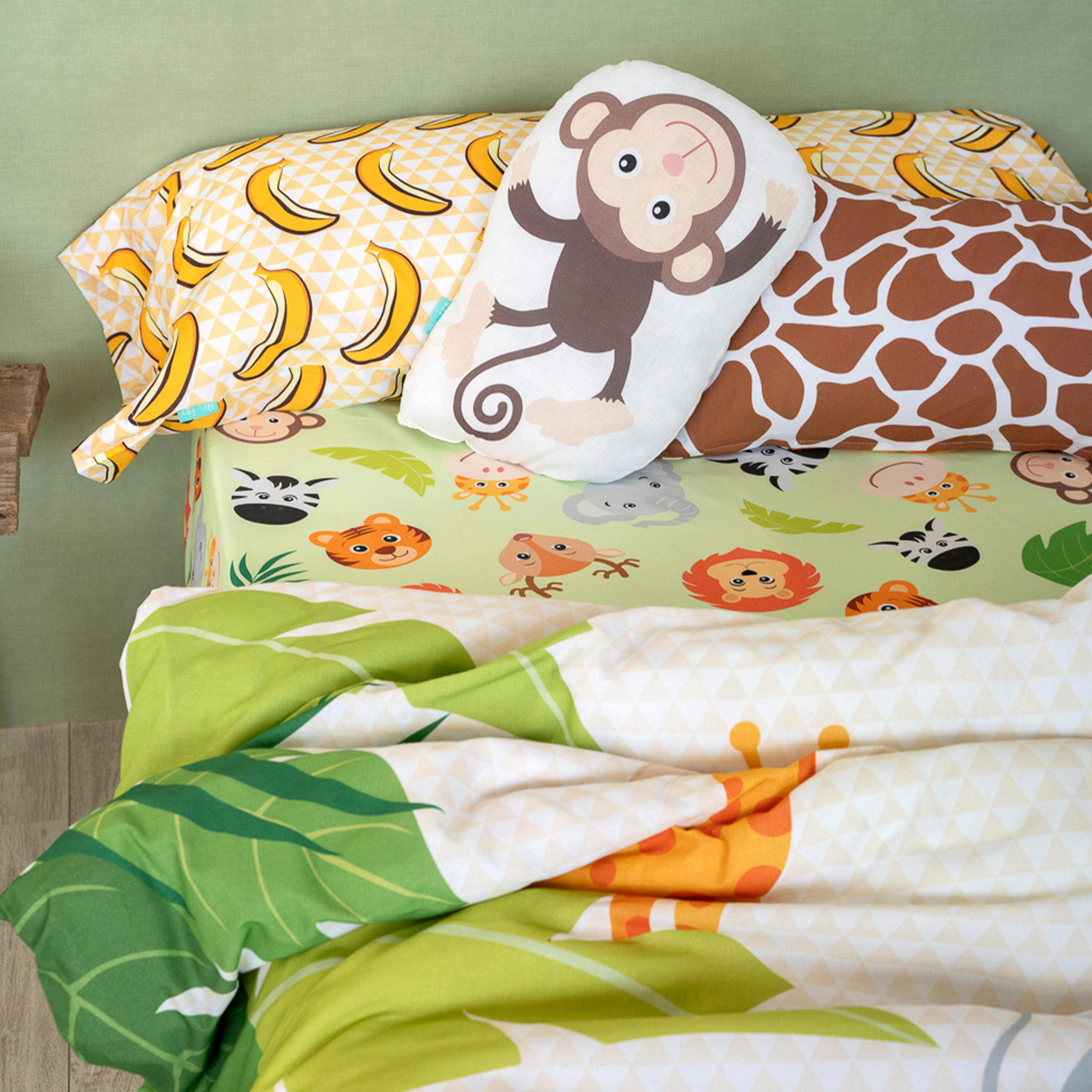 BETTBEZUG 2er-Set teiliges wild 135/140x200 cm (standardgrösse) mehrfarbig - Multicolor, Textil (140/200cm) - Happy Friday