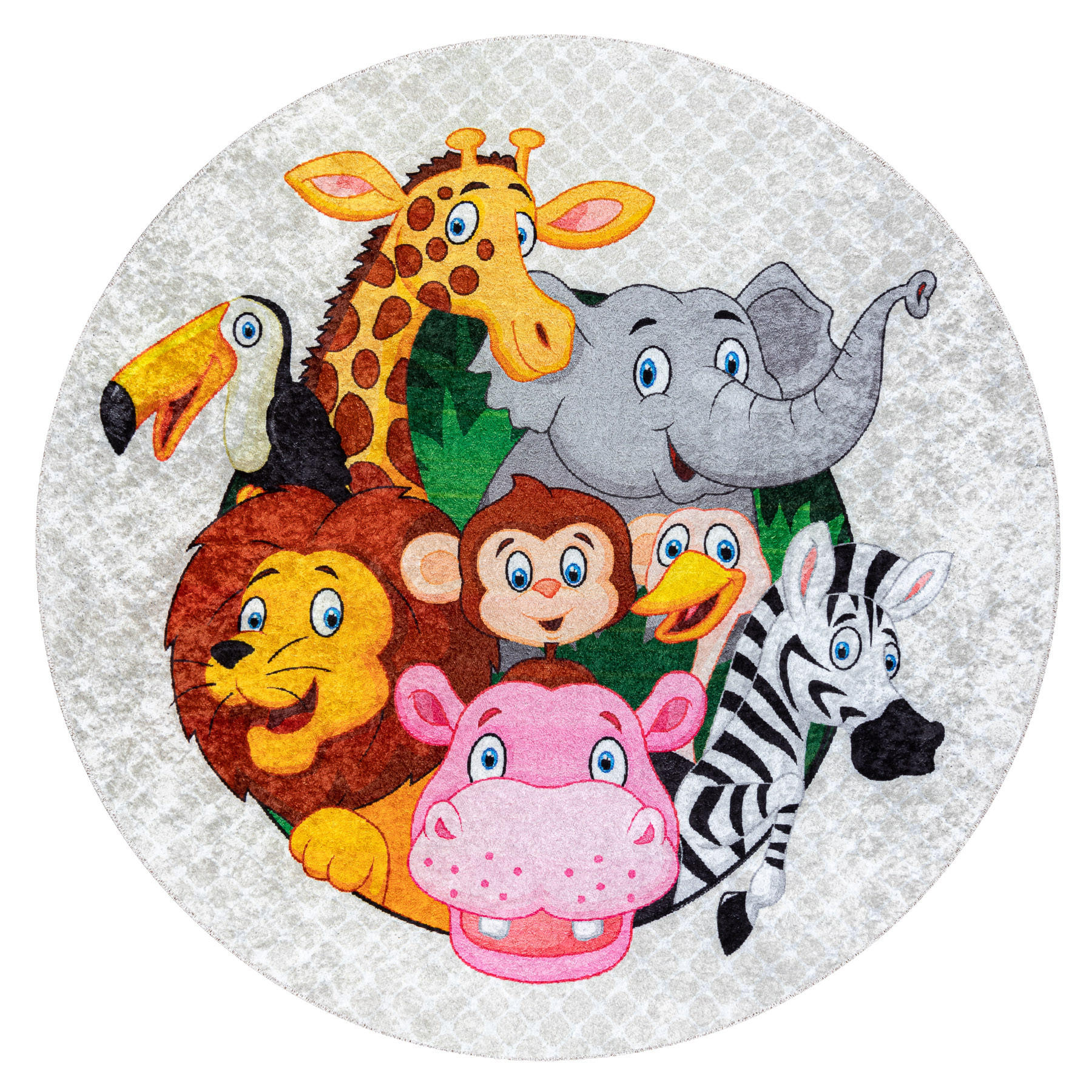 TEPPICH Junior 100 cm - Grau, Textil (100/100cm) - rugsX