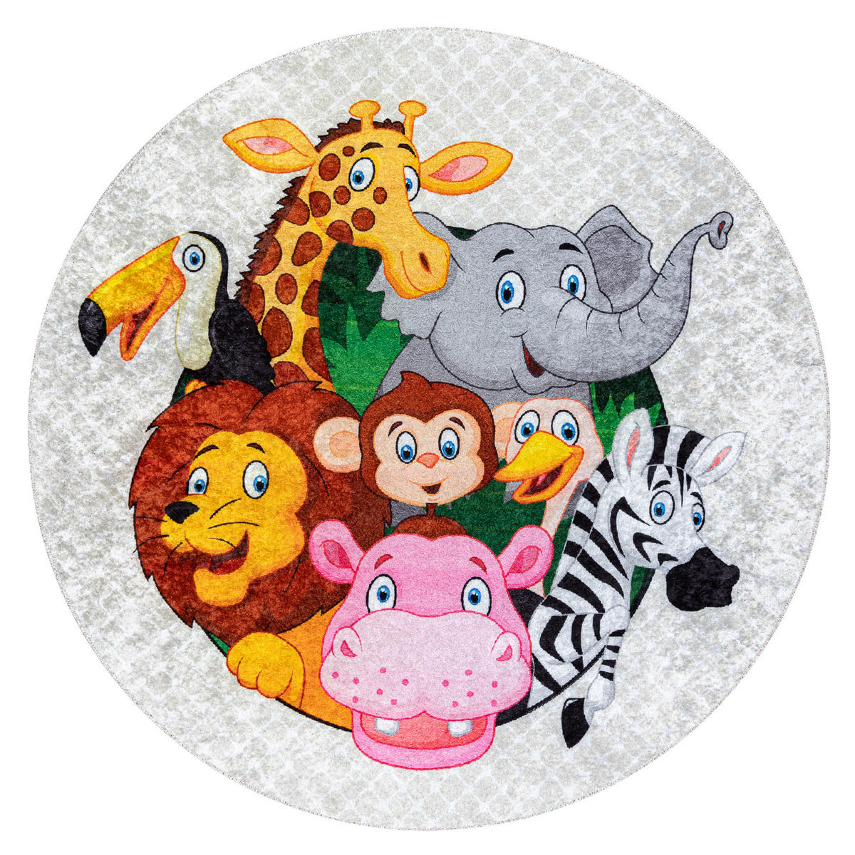 TEPPICH Junior 100 cm - Grau, Textil (100/100cm) - rugsX