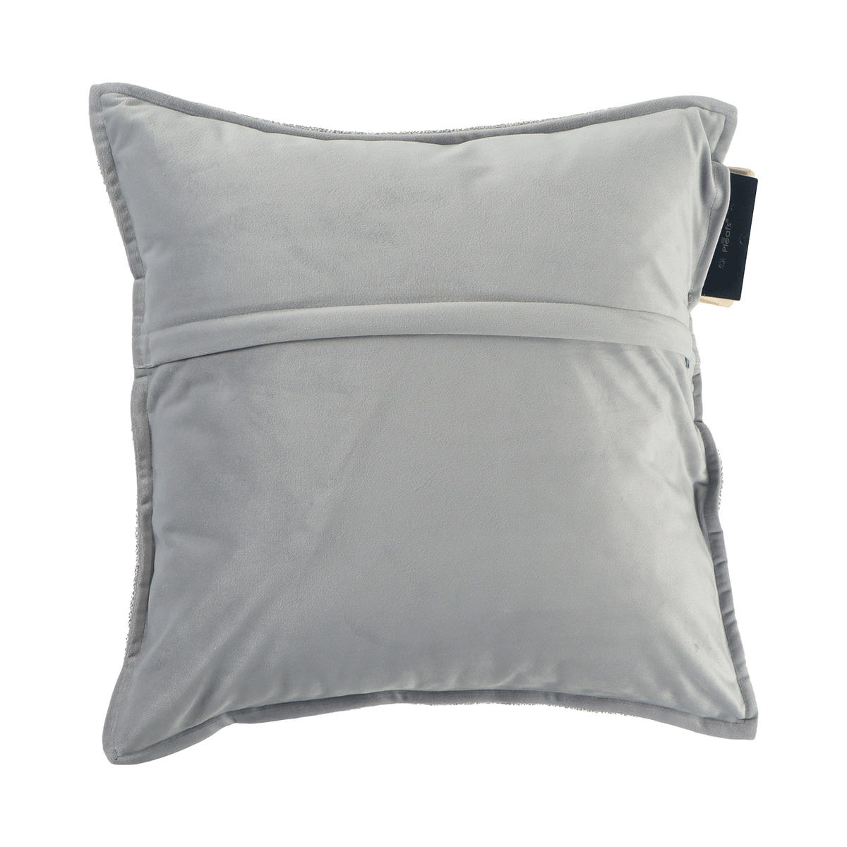 HEIZKISSEN Nomad 45x45cm Close Knit - Hellgrau, Textil (45/45cm) - Pleafs