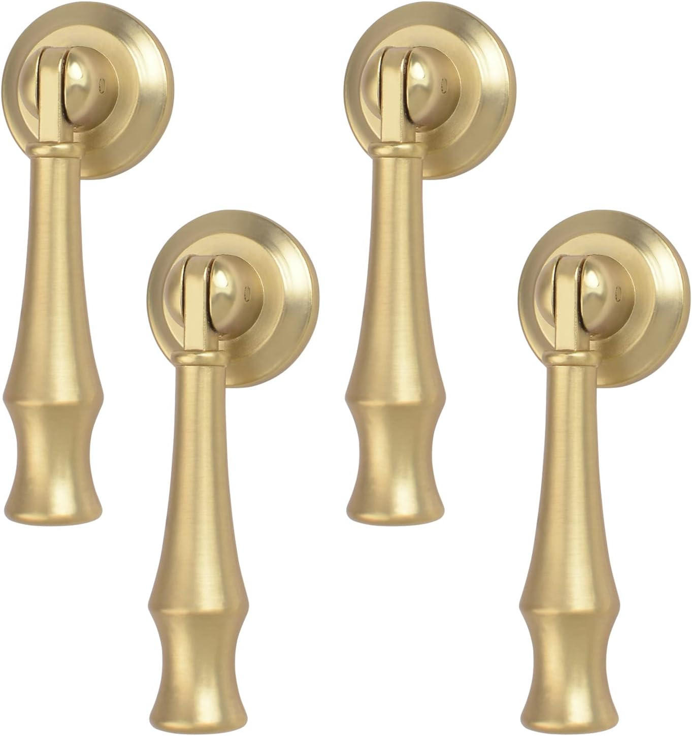 MÖBELGRIFF 4er-Set Zinklegierung - Goldfarben, Metall (0.68/1.7/0.78cm)
