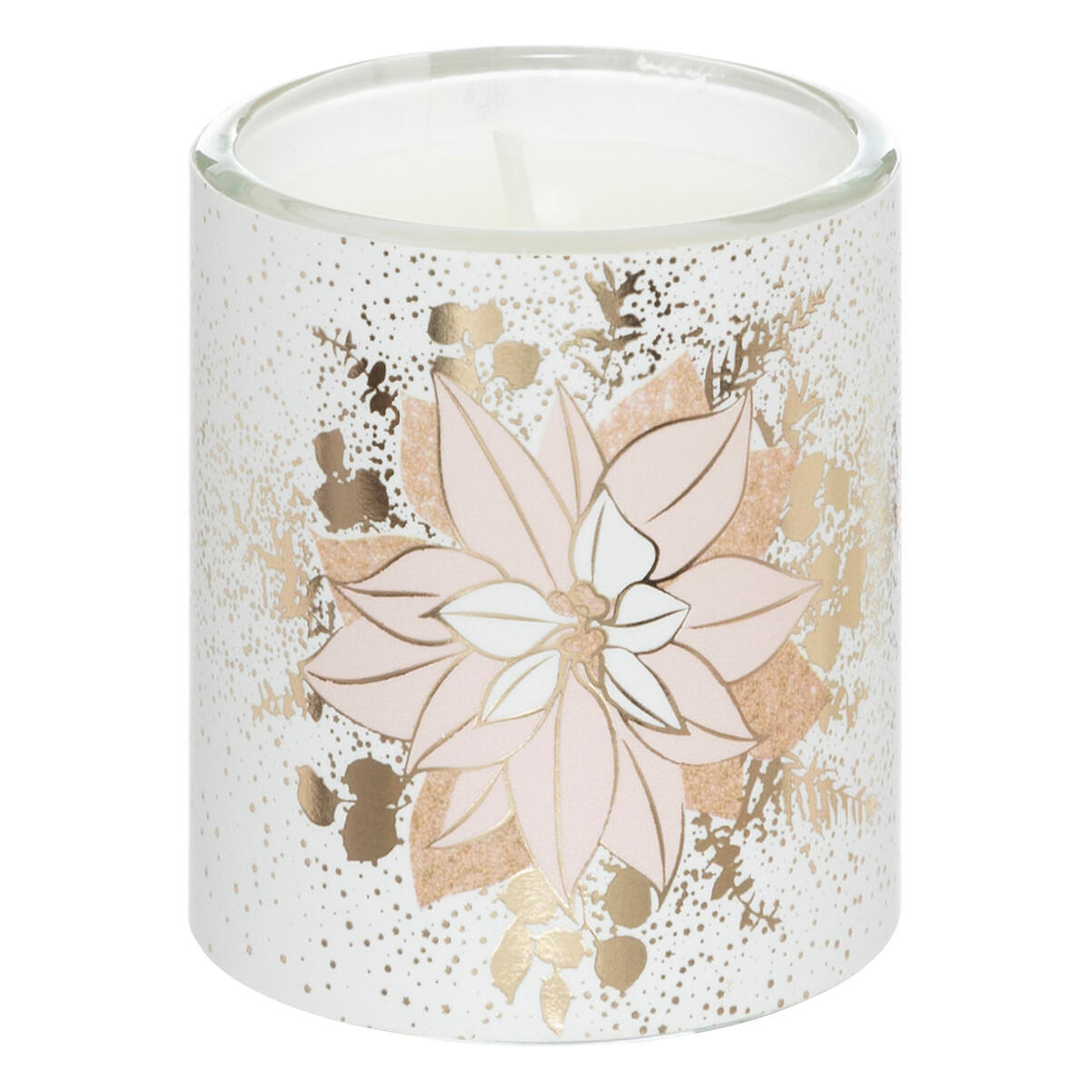 DUFTKERZEN goldverziert 3er-Set - Weiß, Glas (5/6cm) - Atmosphera Createur d´interieur