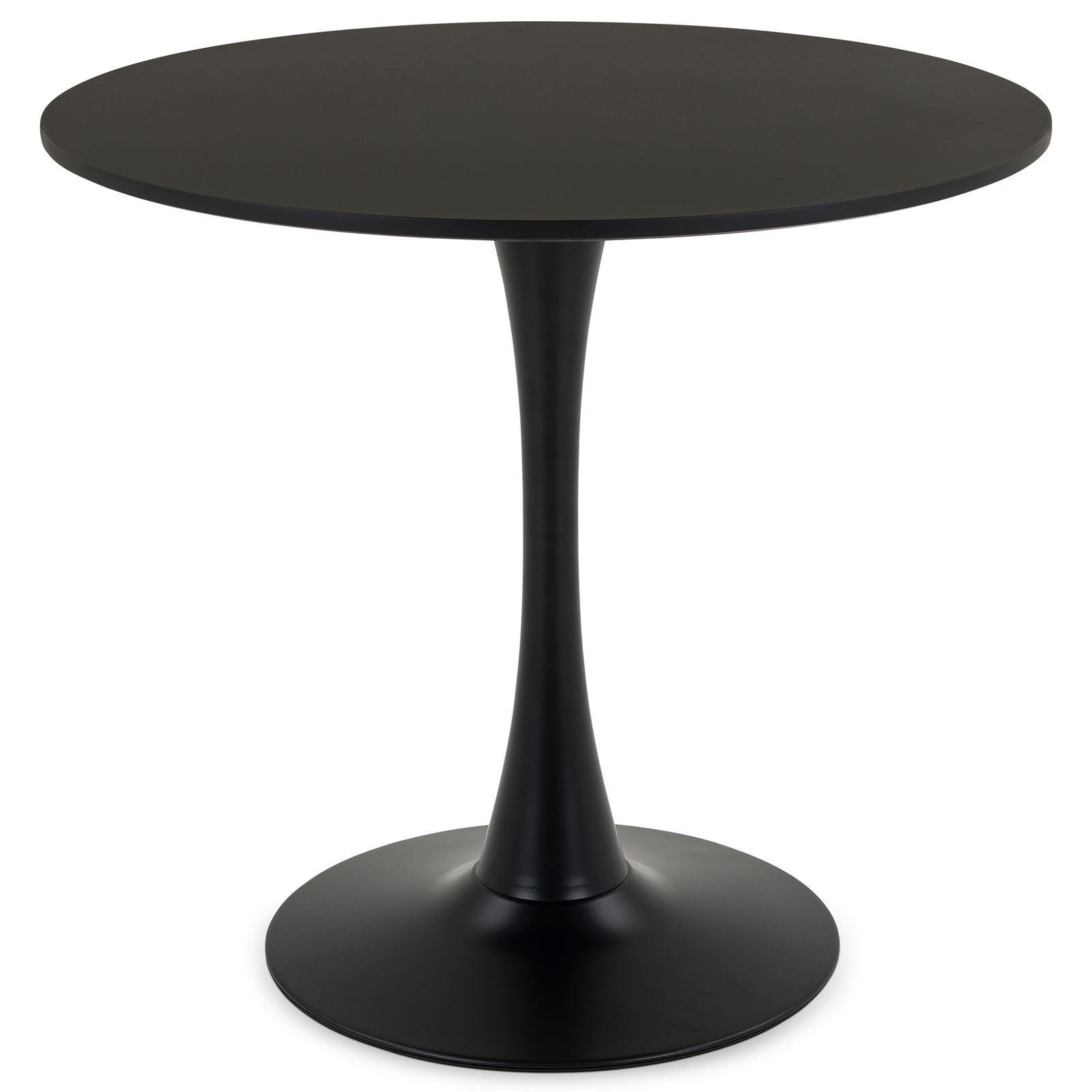 ESSTISCH LOIRE schwarz - Schwarz, Holzwerkstoff/Metall (80/80/73cm) - IDIMEX